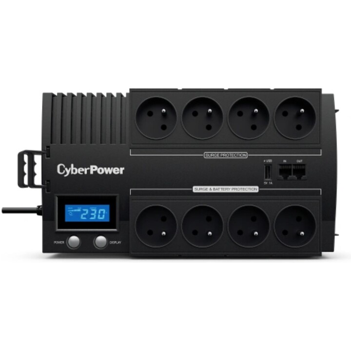 CyberPower BR1200ELCD sistema de alimentación ininterrumpida (UPS) Línea interactiva 1,2 kVA 720 W 8 salidas AC
