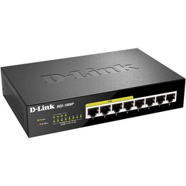 D-Link DGS-1008P commutateur réseau Non-géré Gigabit Ethernet (10/100/1000) Connexion Ethernet, supportant l'alimentation via c