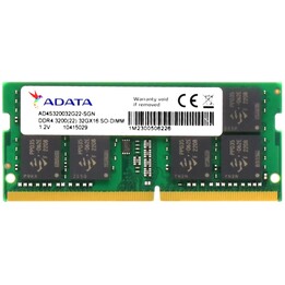 ADATA AD4S320032G22-SGN módulo de memoria 32GB 1 x 32GB DDR4 3200 MHz
