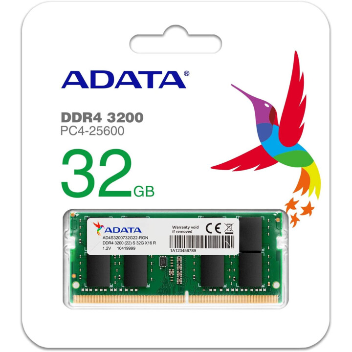 ADATA AD4S320032G22-SGN module de mémoire 32 Go 1 x 32 Go DDR4 3200 MHz