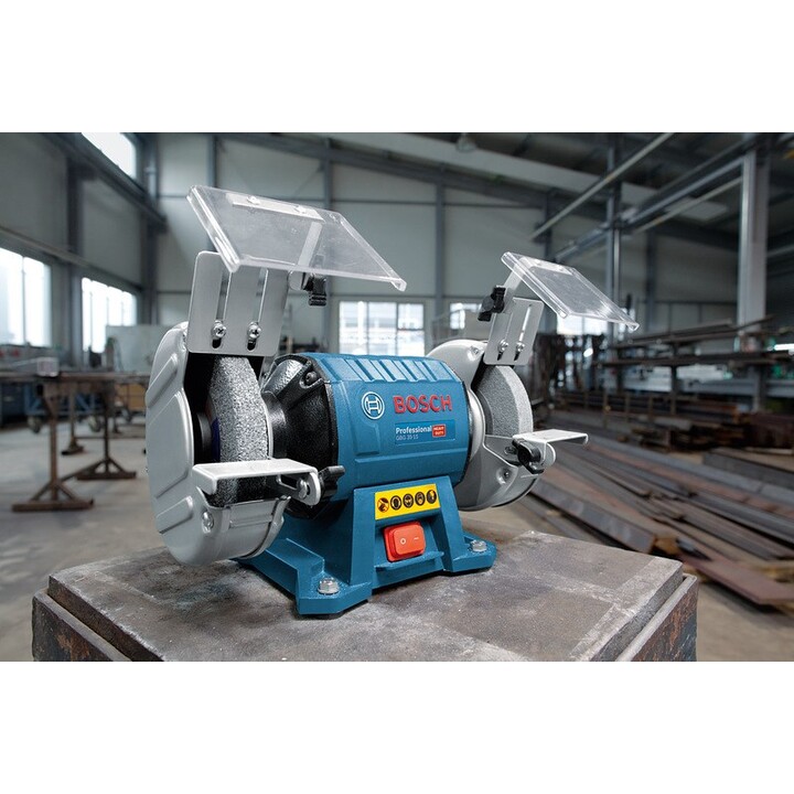 BOSCH GBG 35-15 table grinder 350 W + 2 grinding wheels with grain 24/60