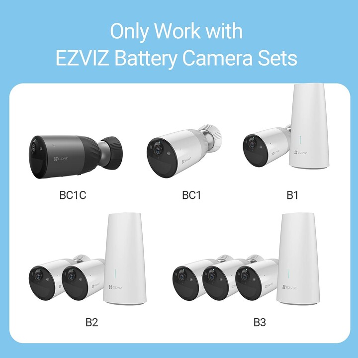 Ezviz CS-CMT-Solar Panel-D panel solar negro