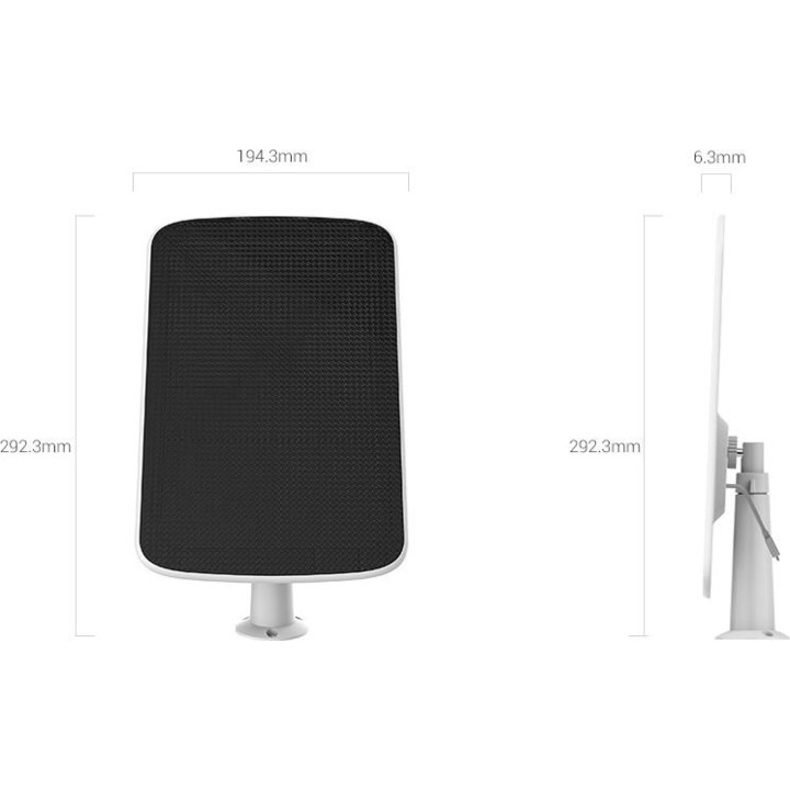 Ezviz CS-CMT-Solar Panel-D Solarpanel Schwarz