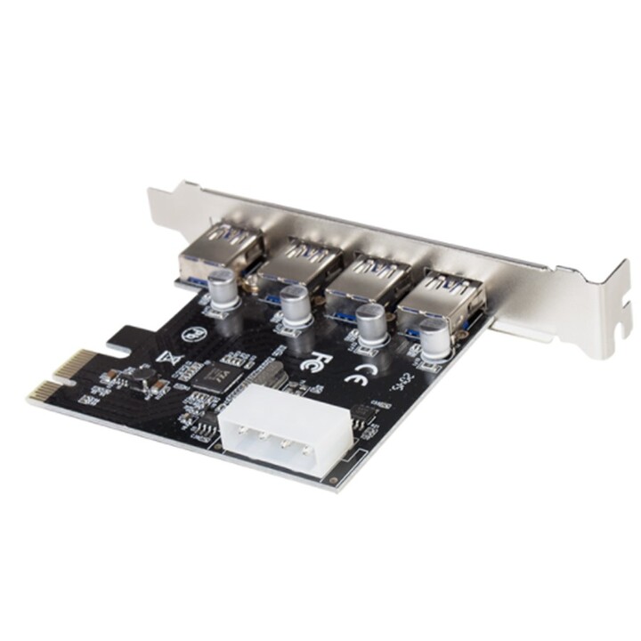 LogiLink USB 3.0 4-Port PCIe Card - USB Adapter