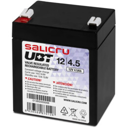 Batería Salicru UBT 12/4,5 compatible con SAI Salicru según especificaciones