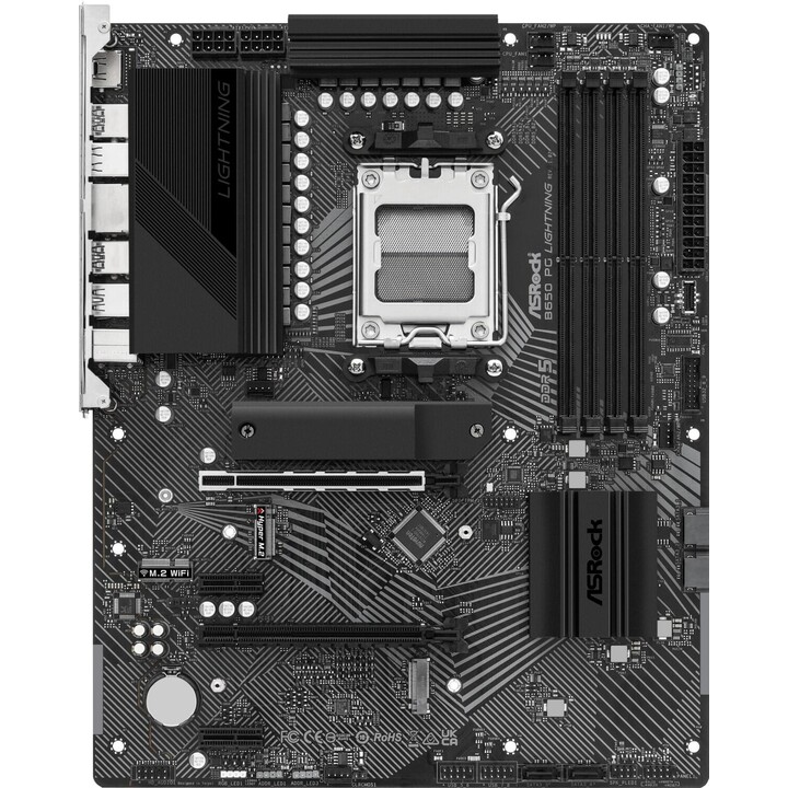 ASRock B650 PG Lightning (Carte mère, ATX, AMD AM5)