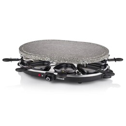 Princess Stone 8 Oval Grill & Raclette 162720/ 1200W/ Taille 43*30cm