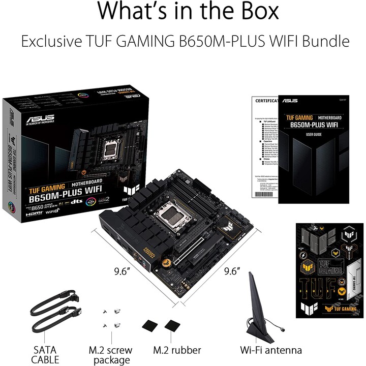 ASUS TUF B650M-PLUS GAMING WIFI (AM5)