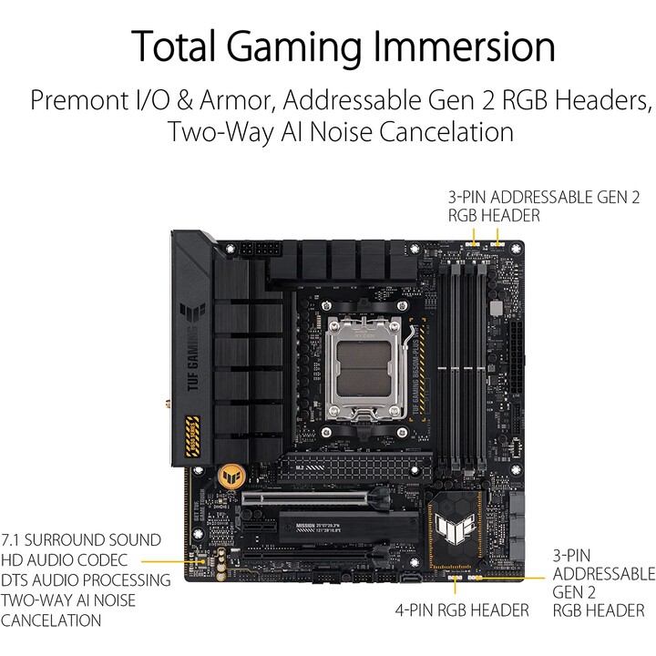 ASUS TUF B650M-PLUS GAMING WIFI (AM5)