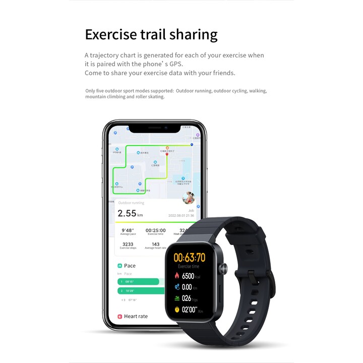 Mibro Watch T1 Nero - Smartwatch