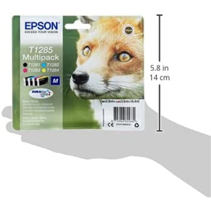 Cartucho de Tinta Original Epson T1285 Multipack/ Negro/ Cian/ Amarillo/ Magenta