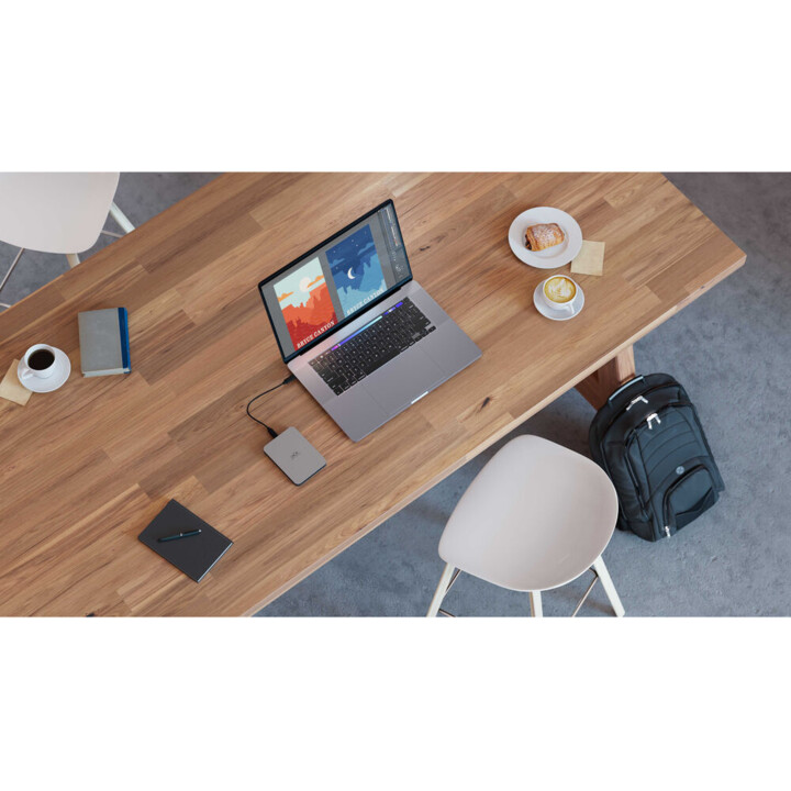 5 TB MOBILE DRIVE V2 USB-C MOON SILVER
