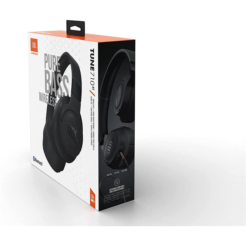 JBL Tune 710BT Schwarz - Bluetooth-Kopfhörer