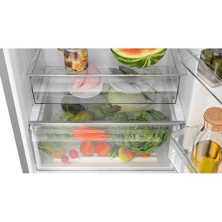Bosch Serie 4 KGN492IDF nevera y congelador Independiente 440 L D Acero inoxidable