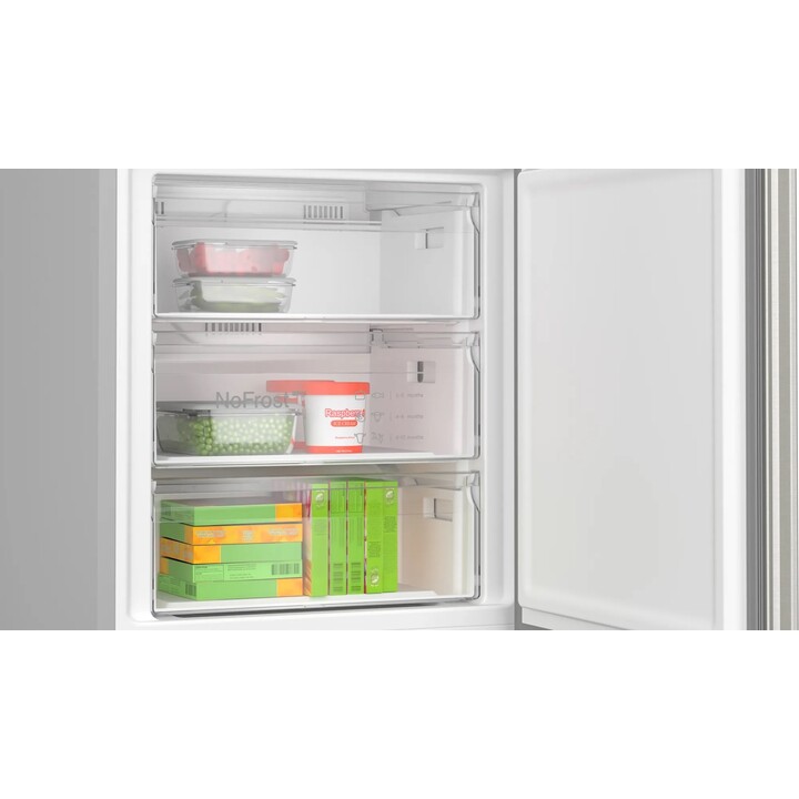 Bosch Serie 4 KGN492IDF nevera y congelador Independiente 440 L D Acero inoxidable