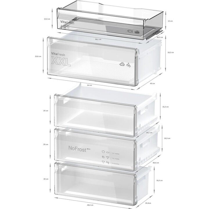 Bosch Serie 4 KGN492IDF nevera y congelador Independiente 440 L D Acero inoxidable