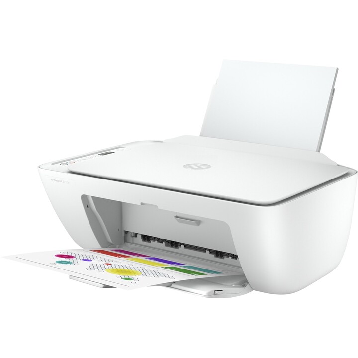 HP DeskJet HP 2710e Multifunction Printer, Colour, Home Printer, Print, Copy, Scan, Wireless HP+ C