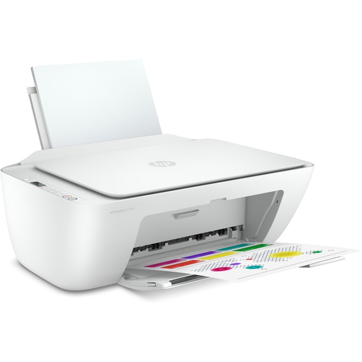 HP DeskJet HP 2710e Multifunction Printer, Colour, Home Printer, Print, Copy, Scan, Wireless HP+ C
