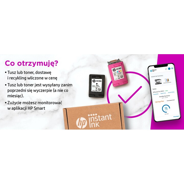 HP DeskJet HP 2710e Multifunction Printer, Colour, Home Printer, Print, Copy, Scan, Wireless HP+ C