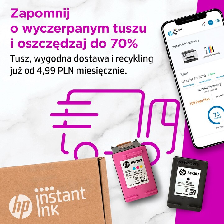 HP DeskJet HP 2710e Multifunction Printer, Colour, Home Printer, Print, Copy, Scan, Wireless HP+ C