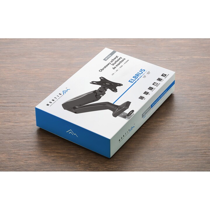 Montis Apoyo do monitora „ELBRUS” MT014 81,3 cm (32") Atornillado Negro