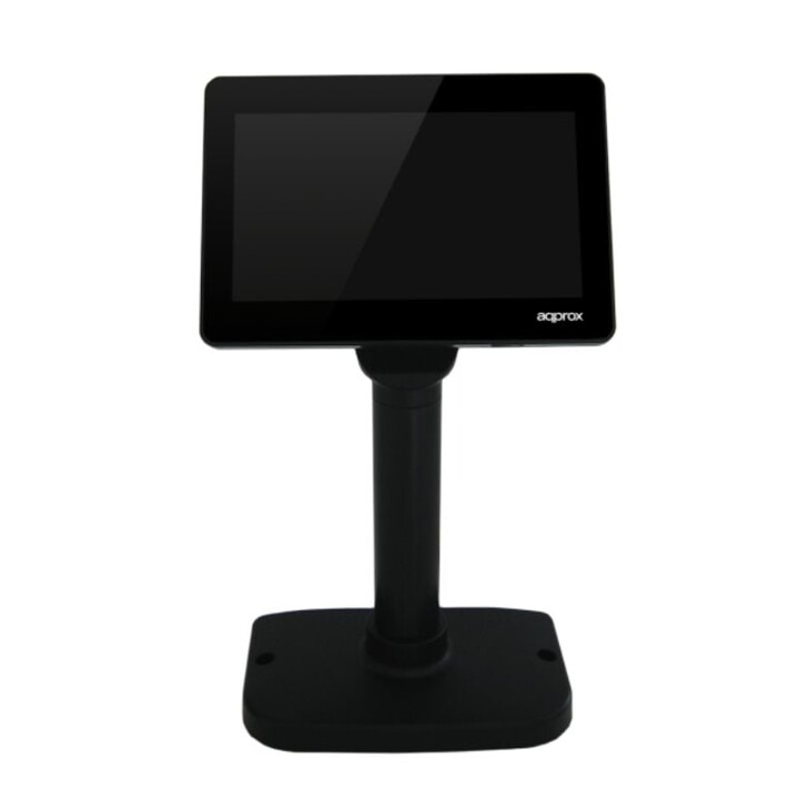 APPROX appVFD02LCD visor de cliente POS LCD USB preto