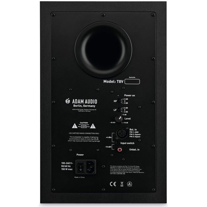 Adam Audio T8V Preto