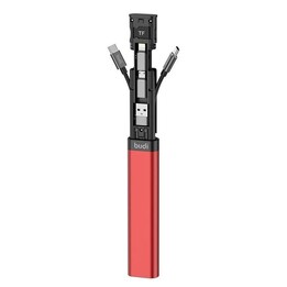 Budi Universal Multifunction Card Adapter 9 in 1 Red