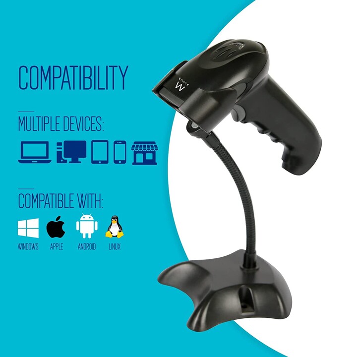 BARCODE READER EW3431 1D/2D WIRELESS