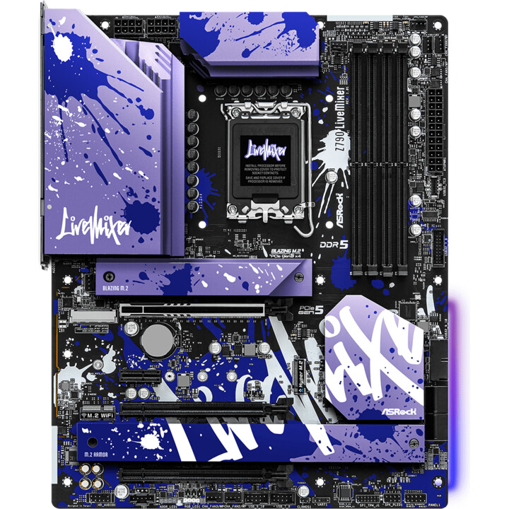 ASROCK Z790 LiveMixer Purple Intel LGA 1700 ATX