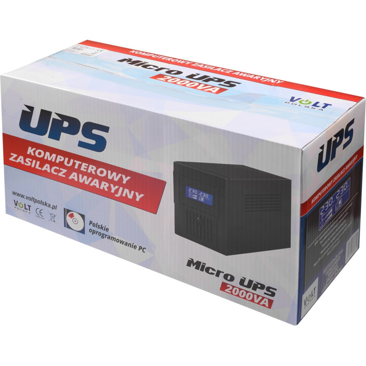MicroUPS 2000VA/1200W 2*9Ah