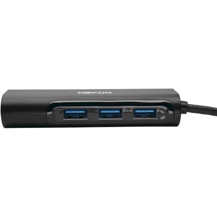 Hub usb-c de 3 portas com porta lan, usb