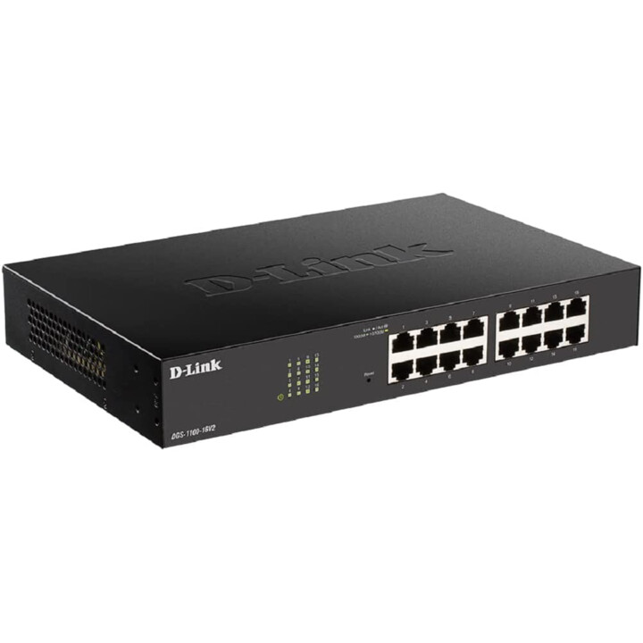 D-link-DGS-1100-16V2/E 16Port Gigabit Managed switc
