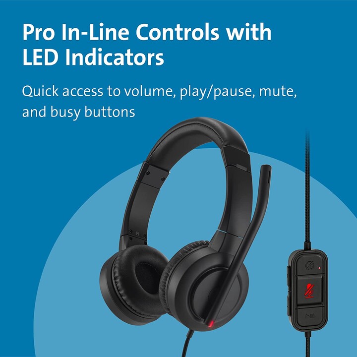 Kensington H1000 Micro-casque USB-C supra-auriculaire