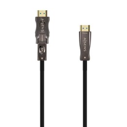 HDMI 2.1 Cable AOC 8K Detachable Aisens A153-0646/ HDMI Male / D Male - HDMI Male/ 30m/ Black