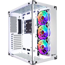 ATX-BOX TALIUS CRONOS WEISS RGB GEHÄRTETES GLAS