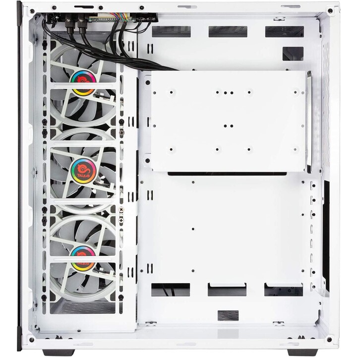 ATX BOX TALIUS CRONOS WHITE RGB TEMPERED GLASS