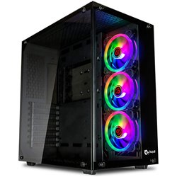 BOITE ATX TALIUS CRONOS RGB VERRE TREMPE USB 3