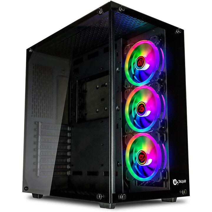 ATX BOX TALIUS CRONOS VETRO TEMPERATO RGB USB 3