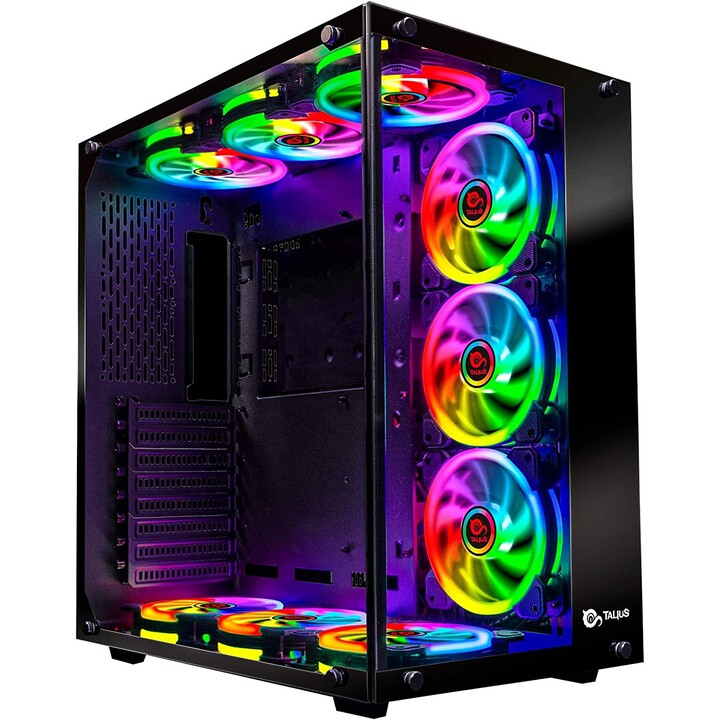 ATX BOX TALIUS CRONOS VETRO TEMPERATO RGB USB 3