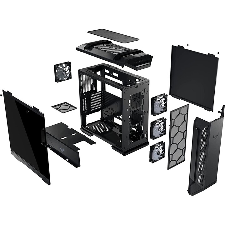 Asus TUF Gaming GT501 Tempered Glass USB 3.1 - Box / Tower
