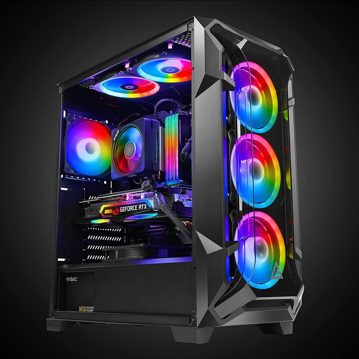 Antec DF600 FLUX Gaming Cristal Templado - Caja/Torre