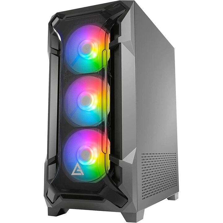 Antec DF600 FLUX Gaming Gehärtetes Glas – Gehäuse/Tower