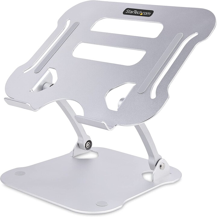 StarTech.com ADJ-LAPTOP-RISER foldable aluminum laptop stand, silver