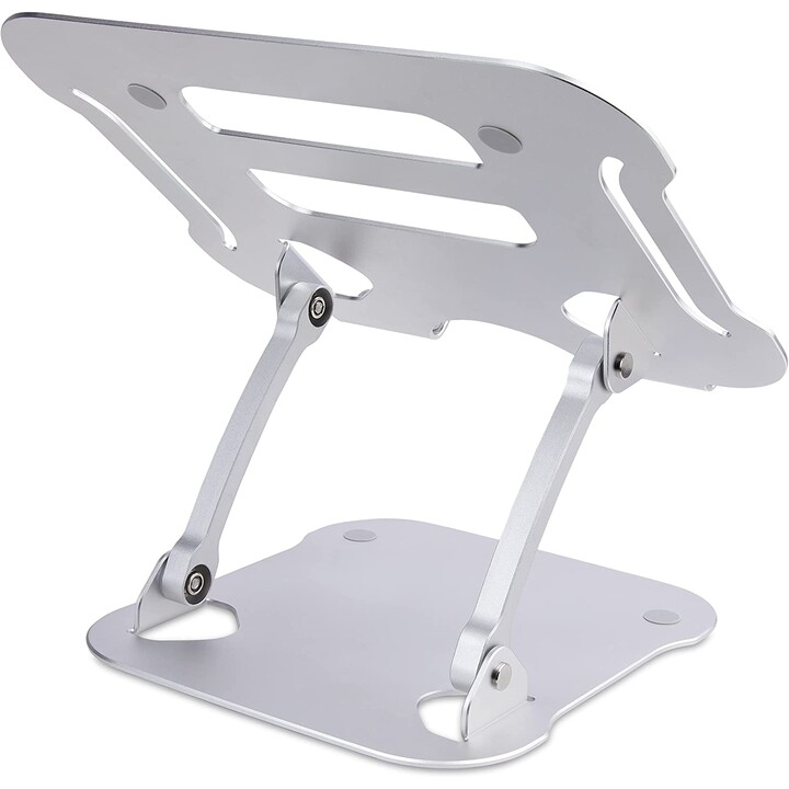 StarTech.com ADJ-LAPTOP-RISER foldable aluminum laptop stand, silver