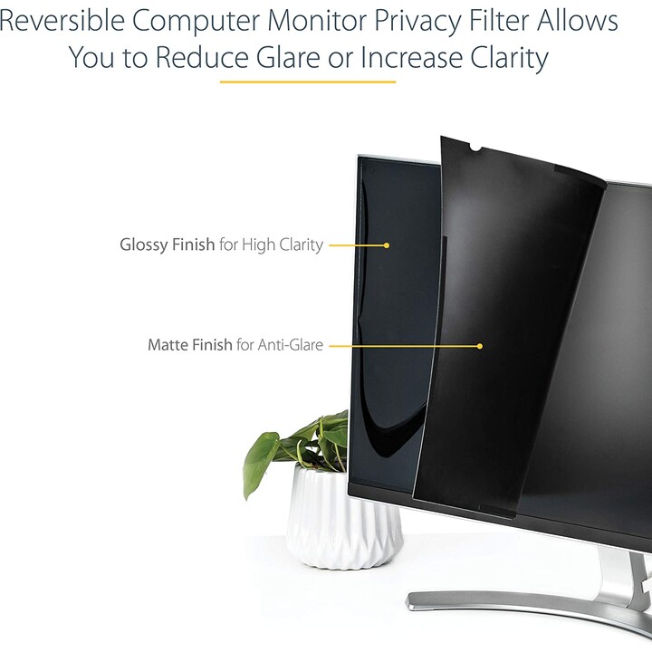 STARTECH.com PRIVACY-SCREEN-24MB Filtro de privacidade para monitor 24" transparente
