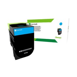 Lexmark Original Toner ciano 2.300 páginas (71B20C0) para CS317dn, CS417dn, CS517de, CX317dn, CX417de, CX517de