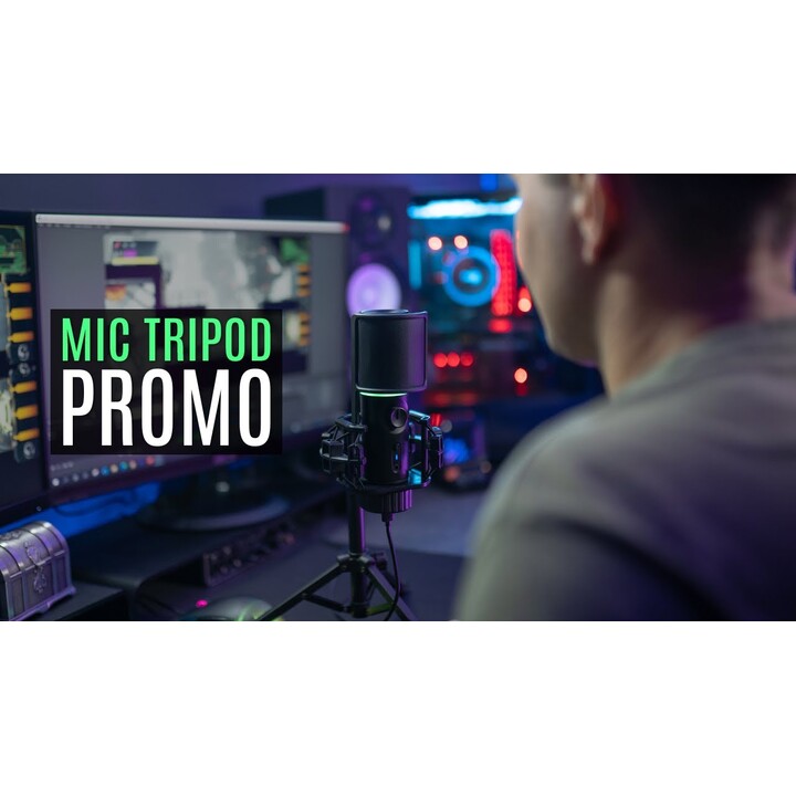 Streamplify MIC RGB Stativ – Schwarz