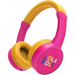 FONE DE OUVIDO + MIC FONE DE OUVIDO DE ENERGIA LOL&ROLL POP KIDS BLUETOOTH ROSA