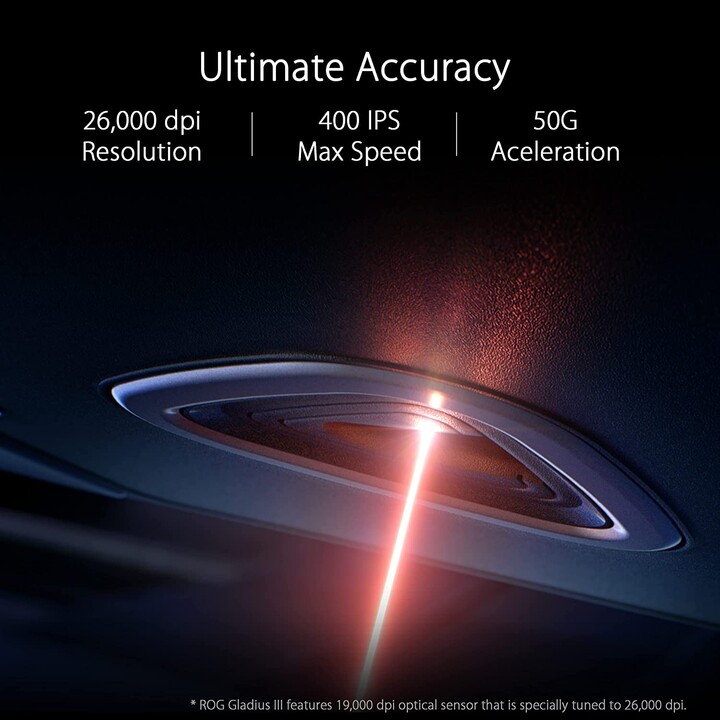 Asus ROG Gladius III Gaming 19000 Dpi - Mouse